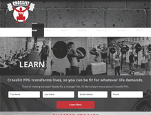 Tablet Screenshot of crossfitppg.com